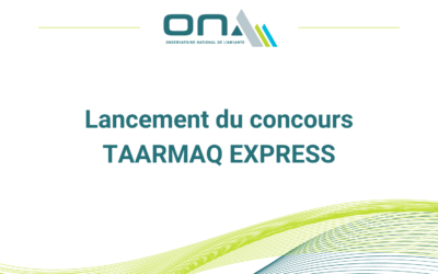 Lancement du premier concours TAARMAQ Express