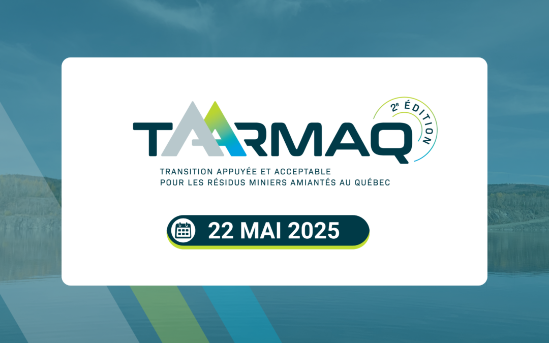 Le colloque TAARMAQ est de retour pour une 2e édition