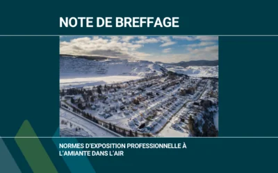 Note de breffage｜Normes d’exposition professionnelle à l’amiante dans l’air