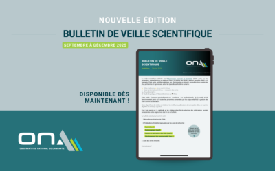 Nouveau bulletin de veille scientifique – Septembre à décembre 2025